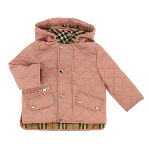 pink burberry coat baby|Burberry baby outlet online.